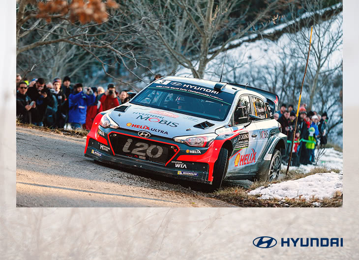 Перший етап Чемпіонату світу з ралі WRC 2017 у Монте-Карло: Hyundai Motorsport у трійці лідерів | Хюндай Мотор Україна - фото 6